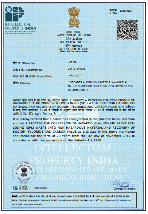 Patents Granted – photo 1