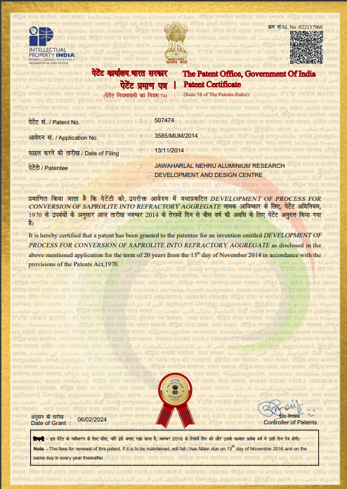 Patents Granted – photo 1
