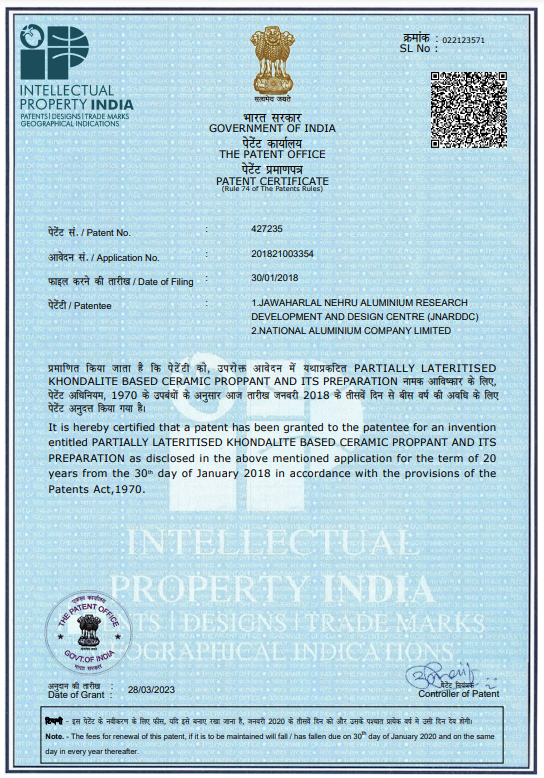 Patents Granted – photo 1