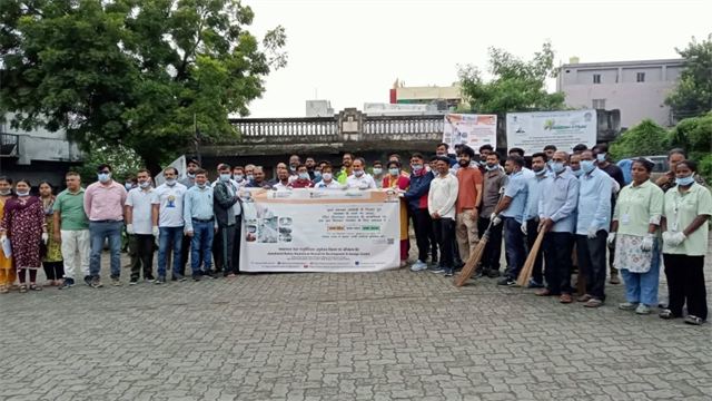 स्वच्छता ही सेवा 2025 राष्ट्रव्यापी अभियान के अंतर्गत #JNARDDC टीम ने वाड़ी नगर परिषद तथा एनजीओ फ़ीडबैक फ़ाउंडेशन के सहयोग से “एक दिन, एक...