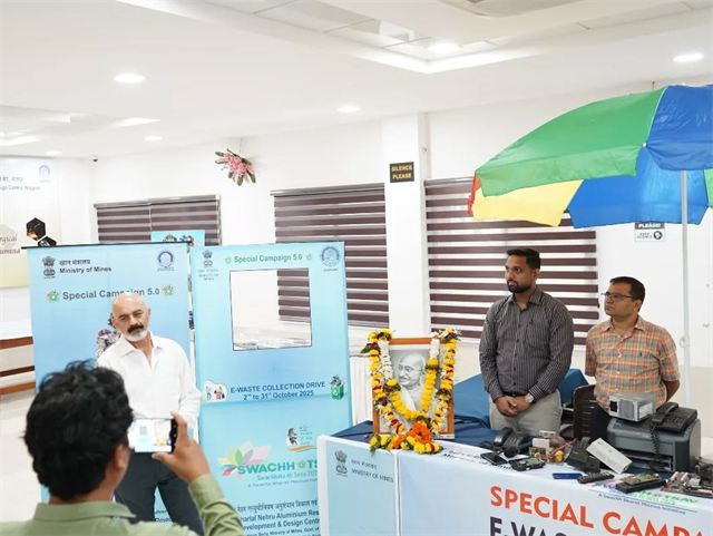 गांधी जयंती पर खनिज मंत्रालय के स्पेशल कैंपेन 5.0 के तहत JNARDDC ने मेगा ई-वेस्ट संग्रह अभियान की शुरुआत की